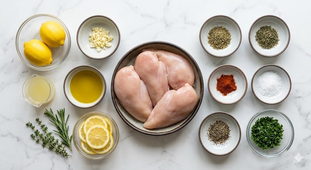 Baked Lemon Chicken Breasts