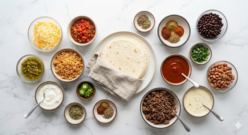 Beef and Cheese Chimichangas Recipe