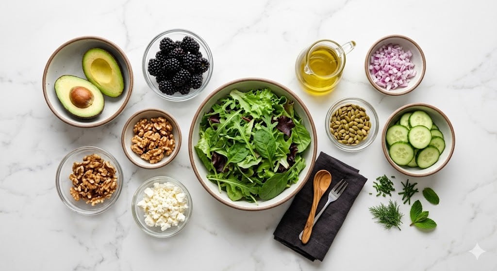 Blackberry Avocado Salad