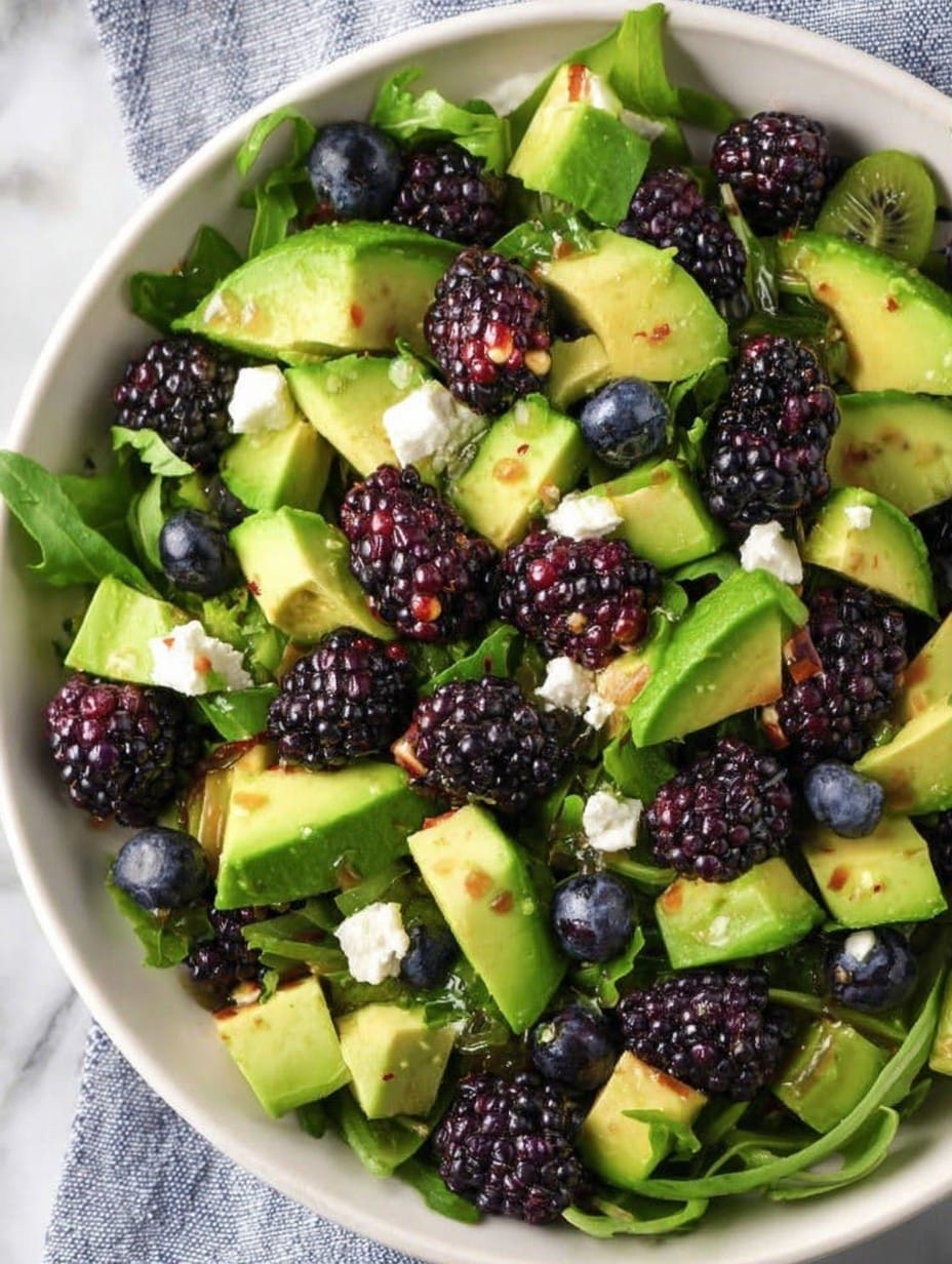 Blackberry Avocado Salad