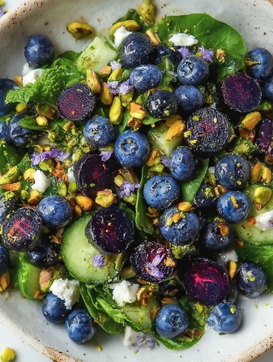 Blueberry Pistachio Spring Salad