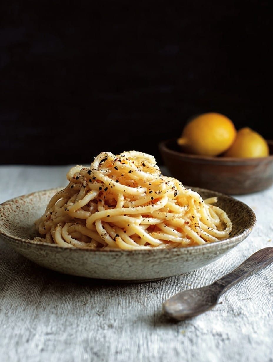 Cacio e Pepe With Lemon