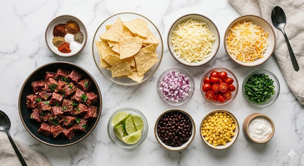 Carne Asada Nachos