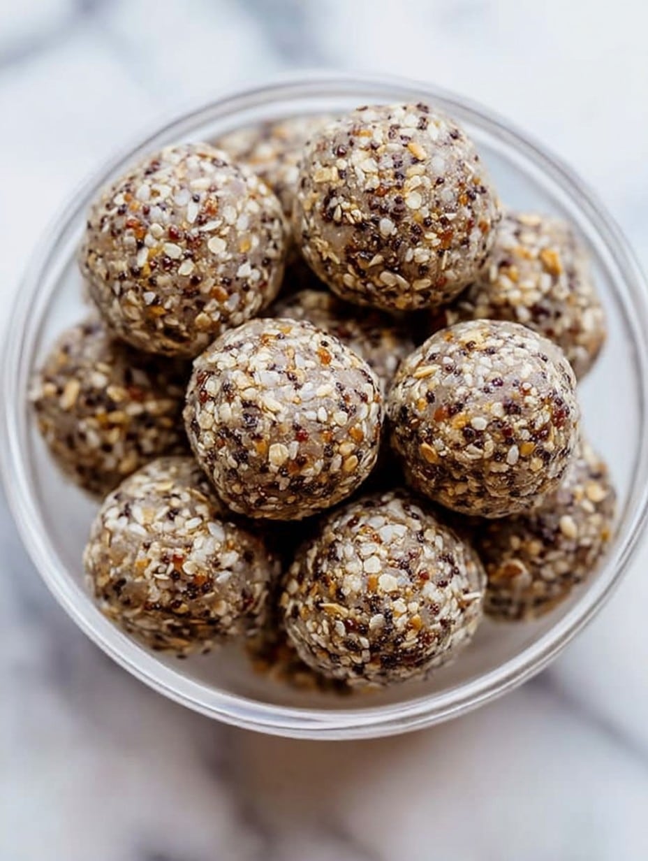 Chia and Flaxseed Energy Balls