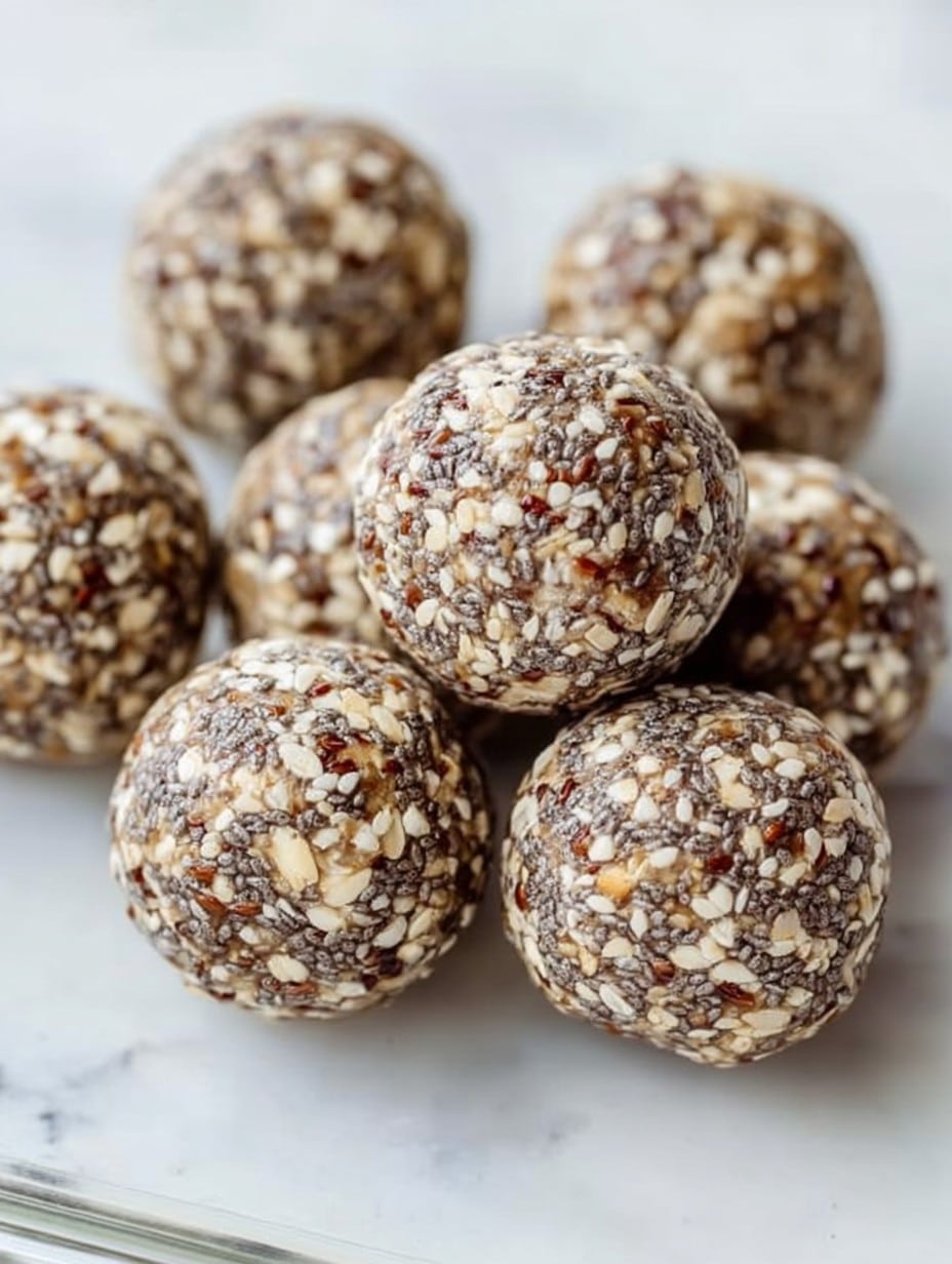 Chia and Flaxseed Energy Balls