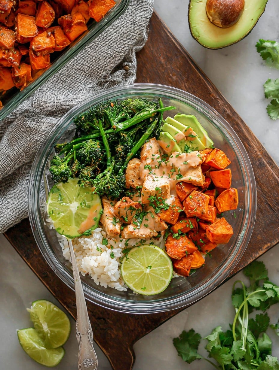 Chicken & Sweet Potato Rice Bowl