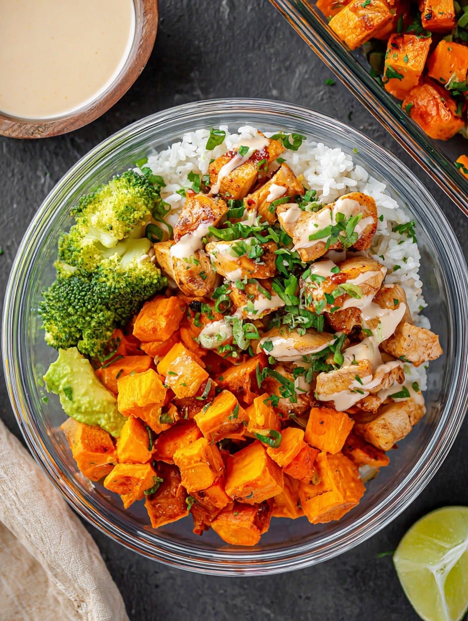 Chicken & Sweet Potato Rice Bowl