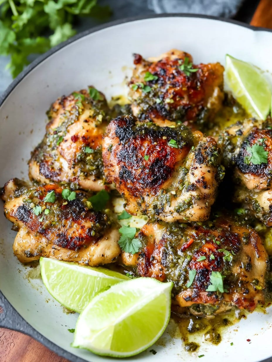 Cilantro Lime Chicken Thighs