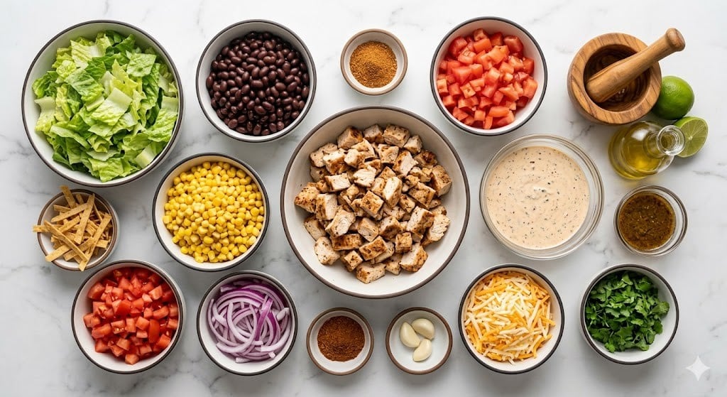Copycat Santa Fe Salad with Chicken