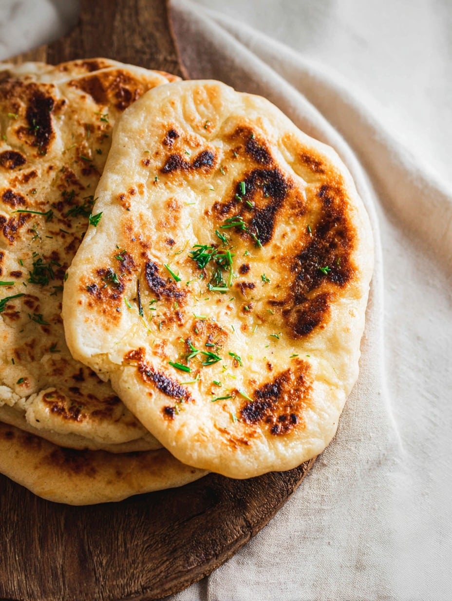 Cottage Cheese Naan Bread