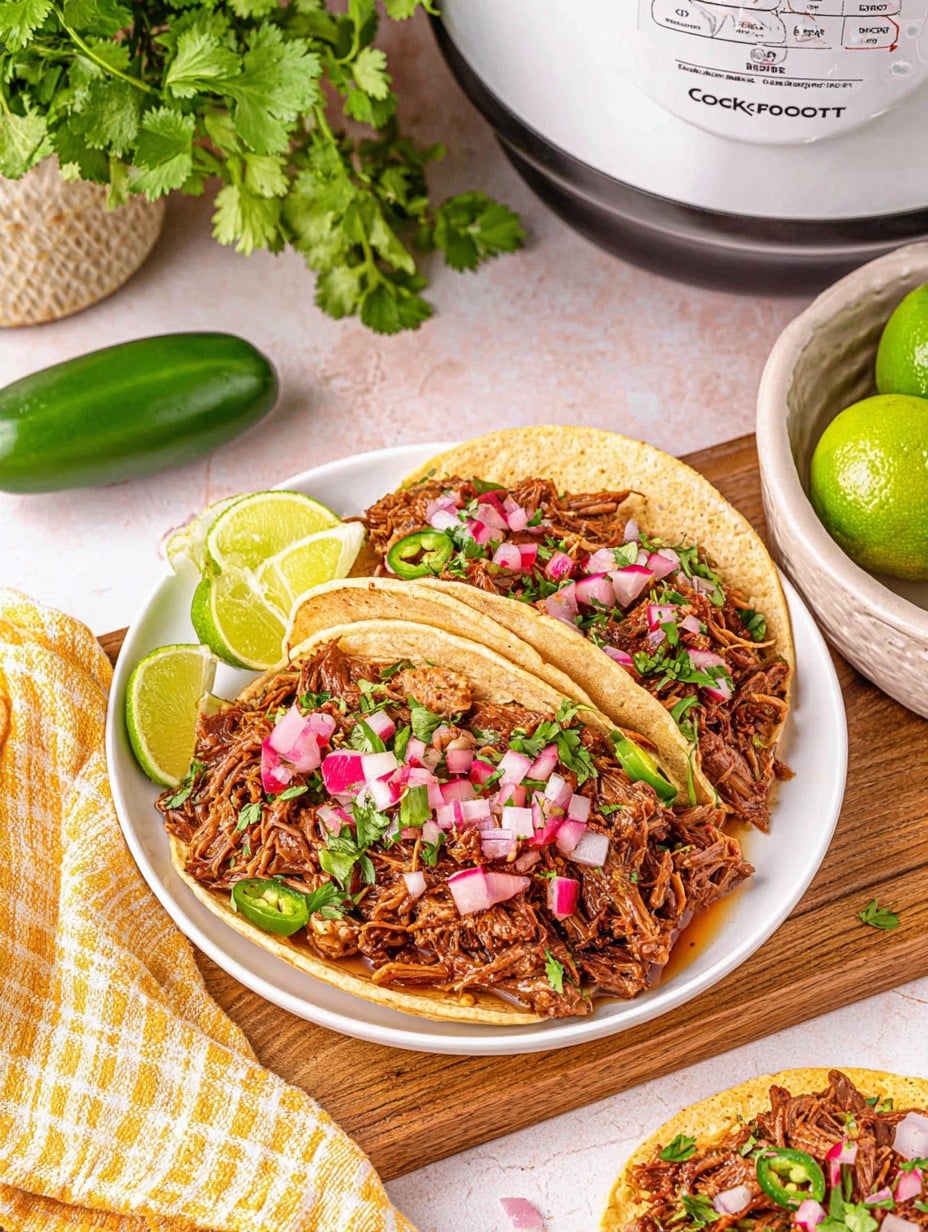 Crockpot Barbacoa Shredded Beef