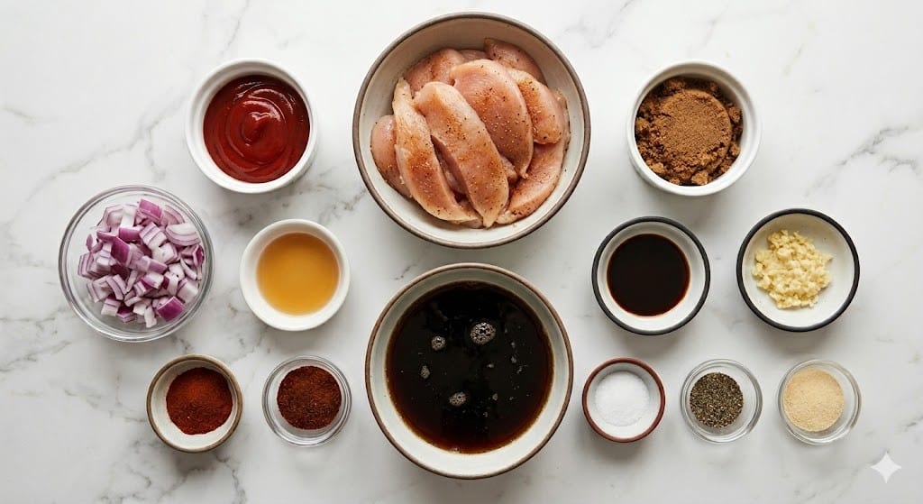 Crockpot Cherry Cola Pulled Chicken
