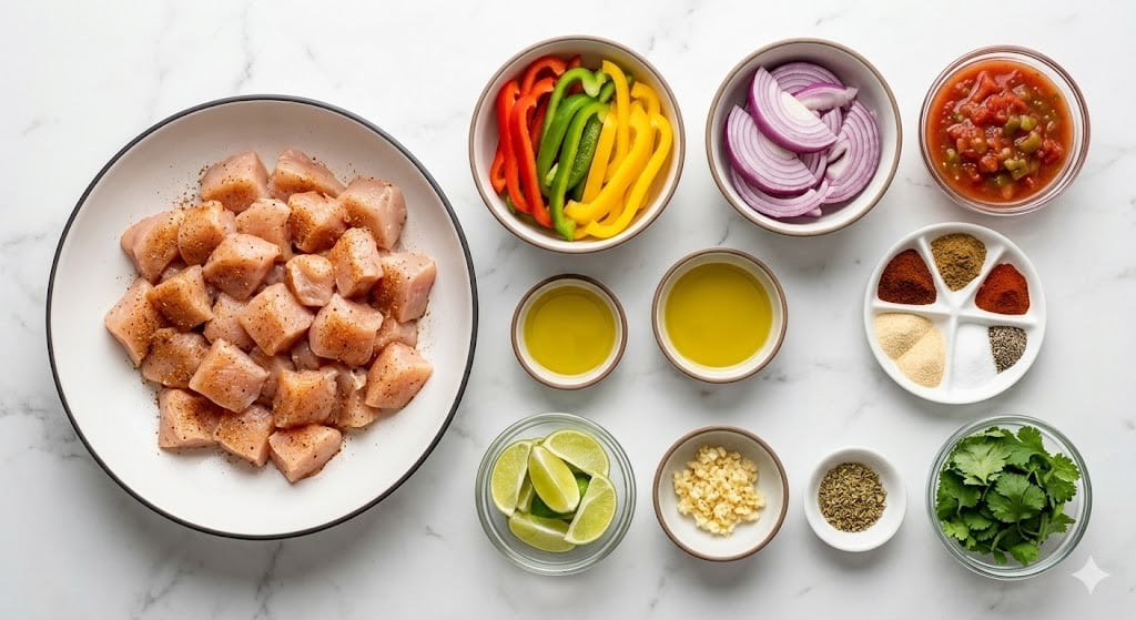 Crockpot Chicken Fajitas