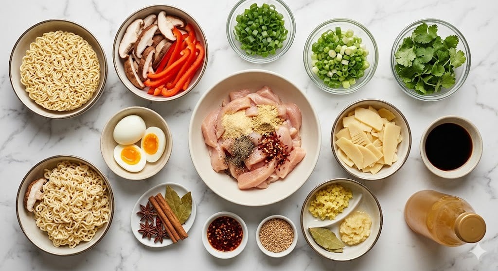 Crockpot Chicken Ramen