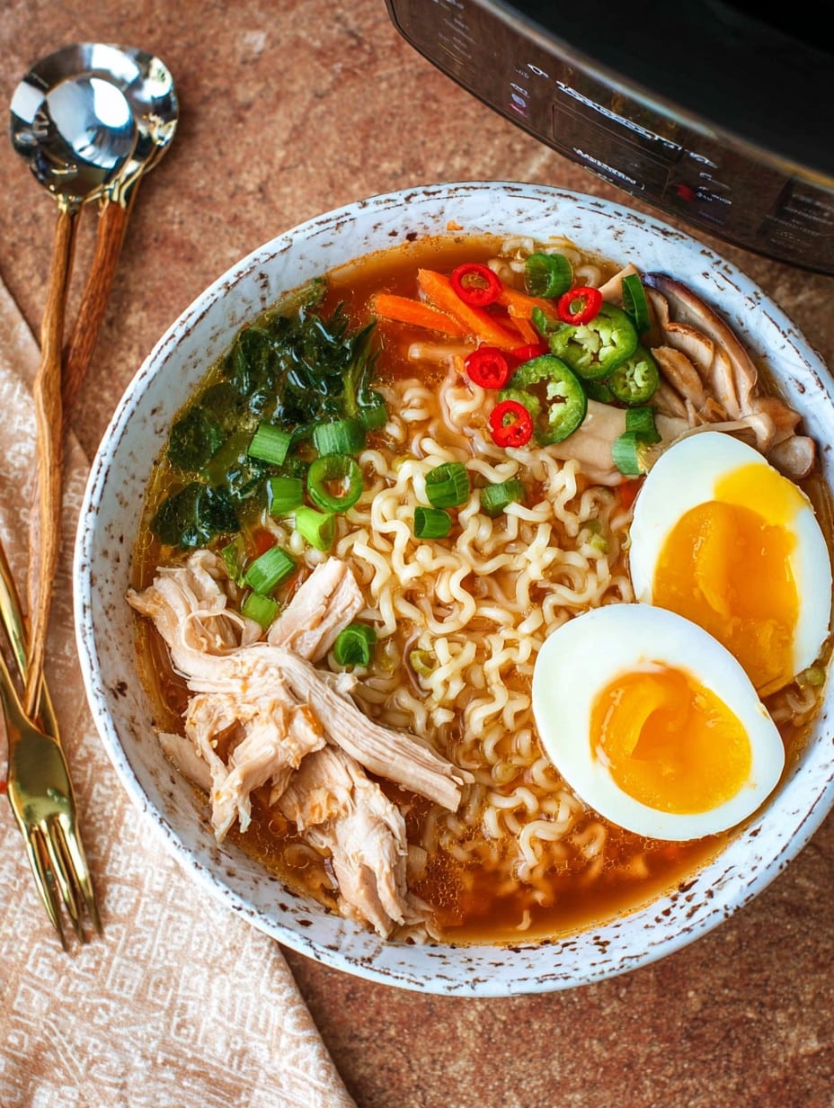 Crockpot Chicken Ramen