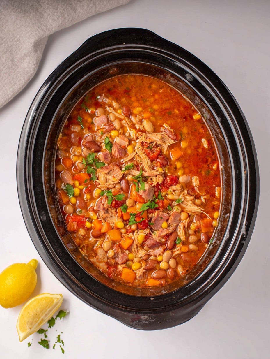 Crockpot Ham & 15 Bean Soup