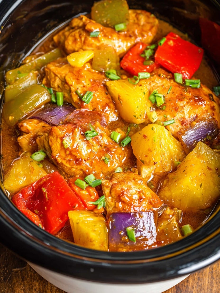 Crockpot Pineapple Chicken