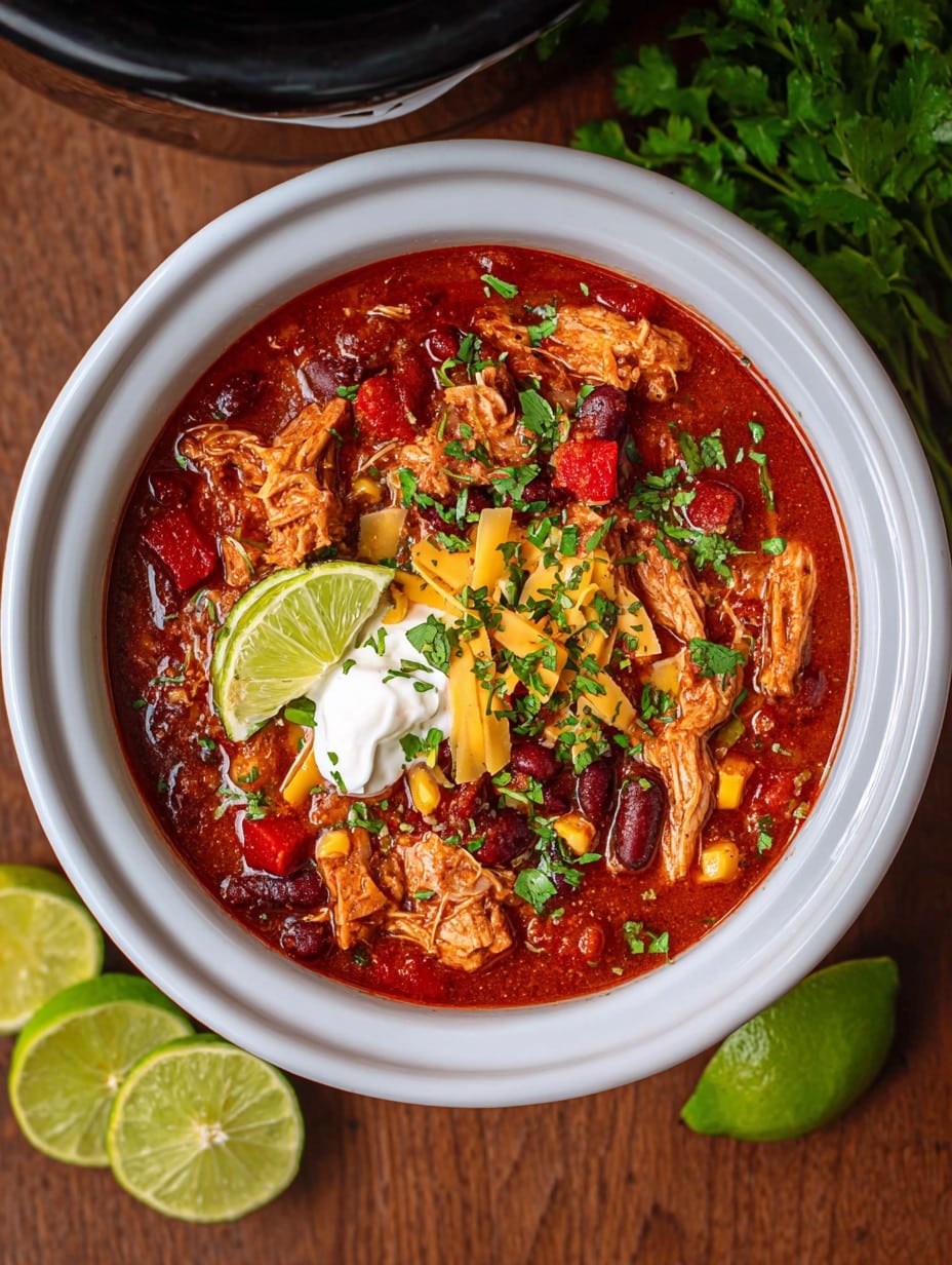 Crockpot Red Chicken Chili