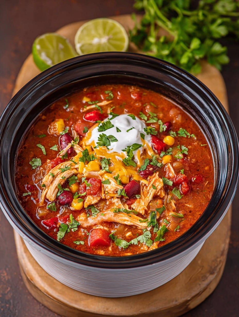 Crockpot Red Chicken Chili