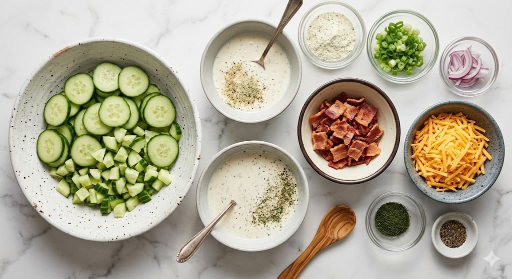 Cucumber Ranch Crack Salad