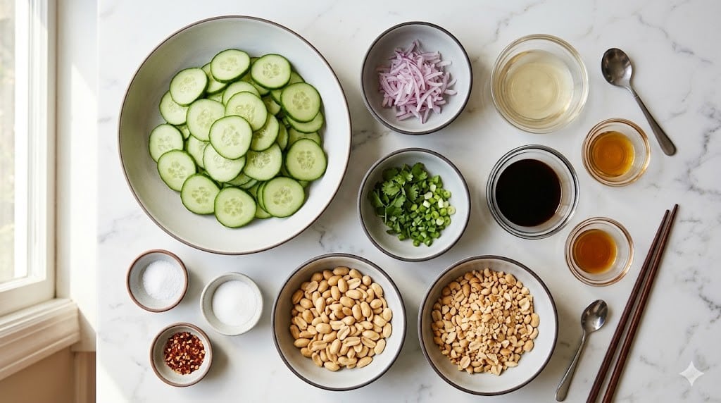 Easy Asian Cucumber Salad