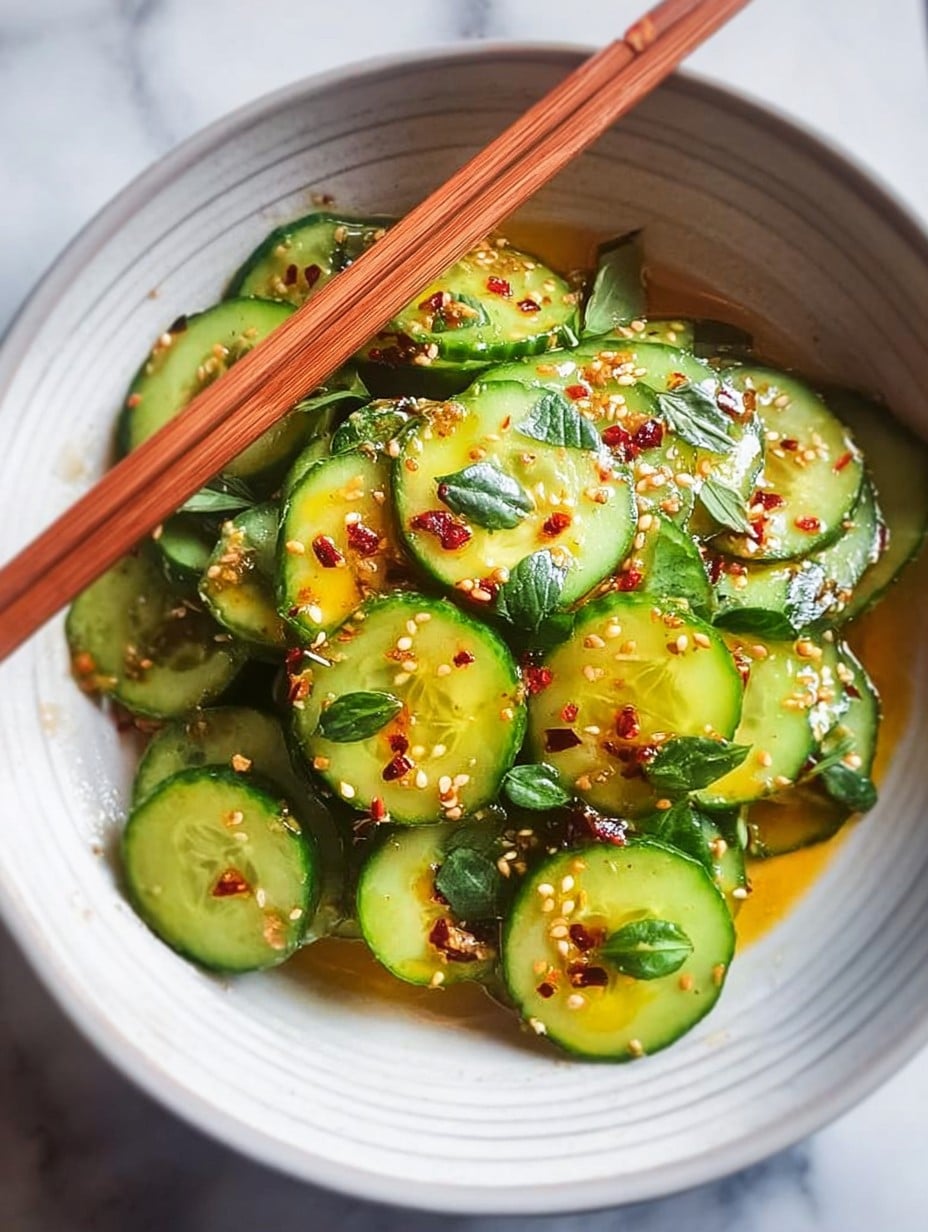 Easy Asian Cucumber Salad