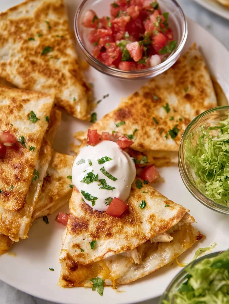Easy Chicken Quesadillas