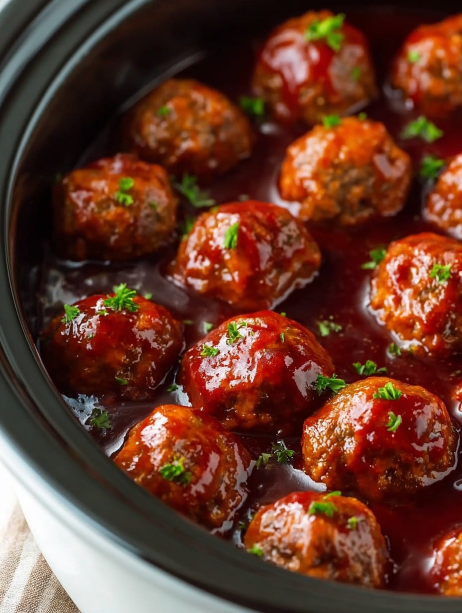 Easy Crockpot Meatballs