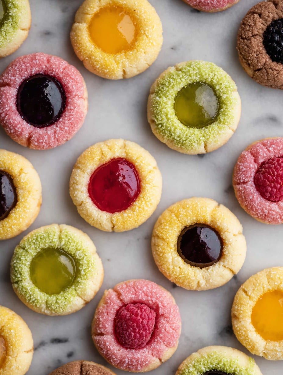 Fruity Thumbprint Cookies
