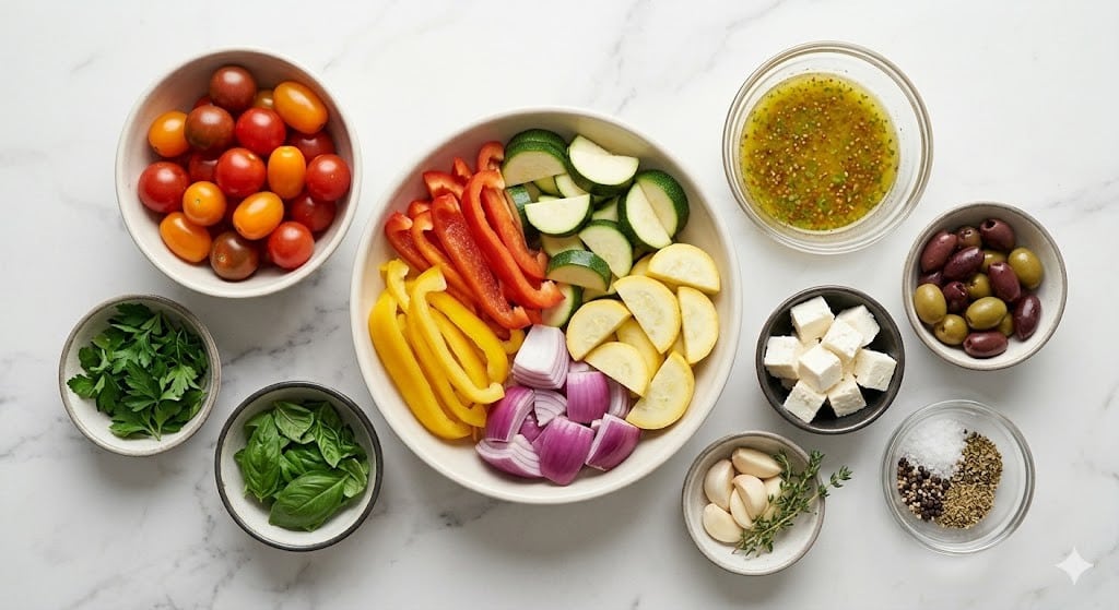 Grilled Summer Vegetable Salad