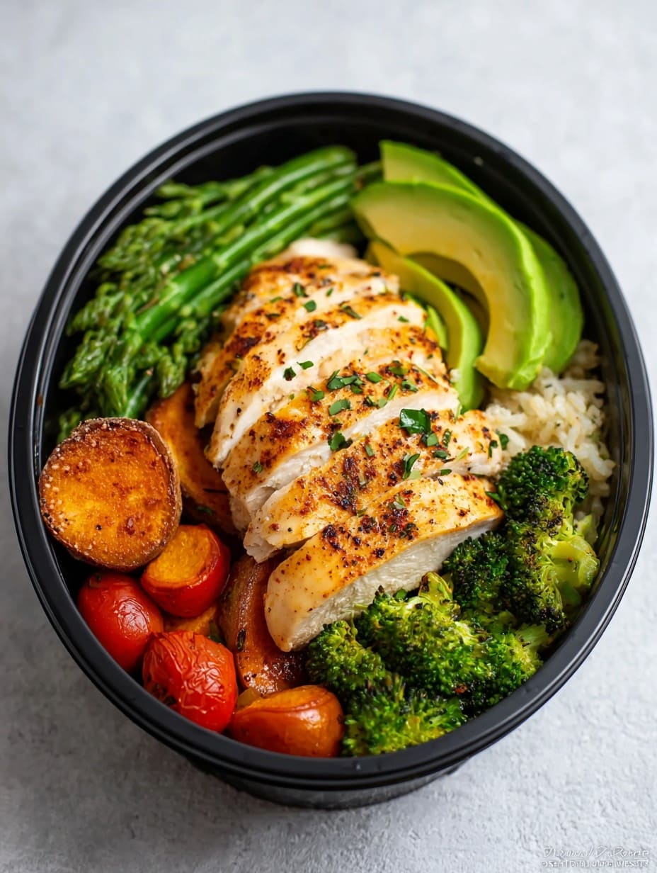 Healthy Chicken Meal Prep Bowl (High Protein Recipe)