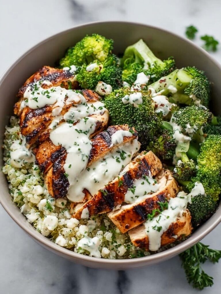 healthy grilled chicken broccoli bowls with creamy garlic sauce 0 20260401 115133