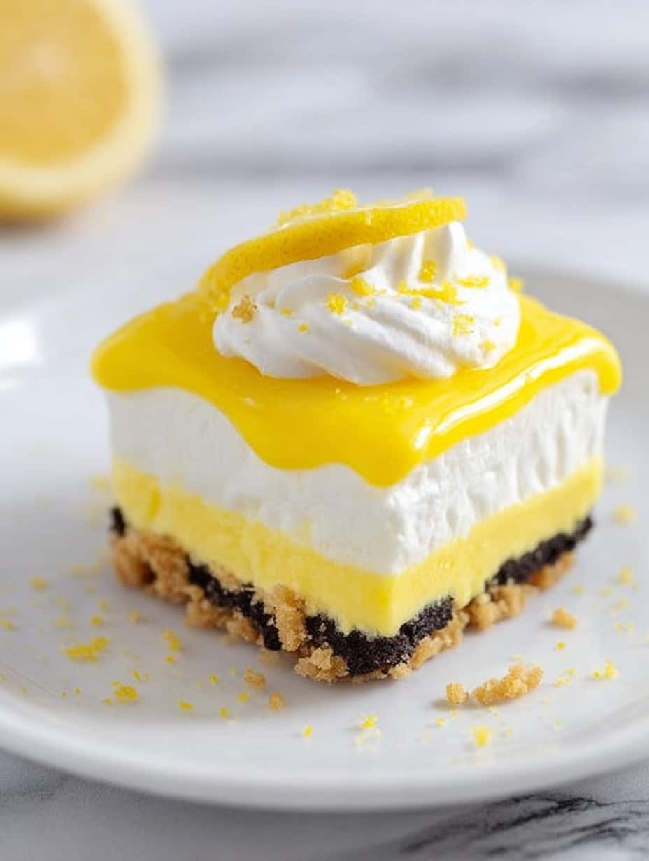 Heavenly Oreo Lemon Dessert