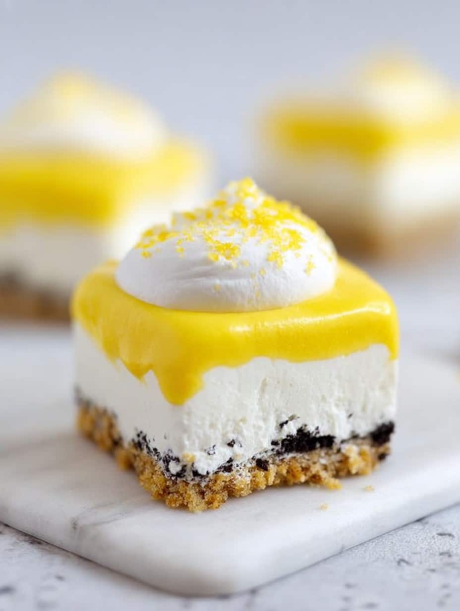 Heavenly Oreo Lemon Dessert