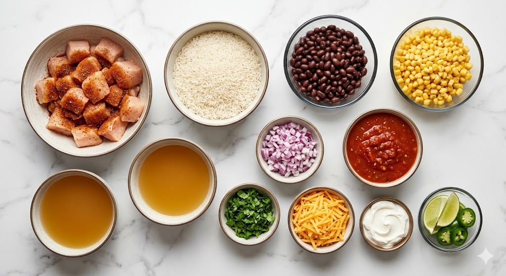 Instant Pot 20 Minute Chicken Burrito Bowls