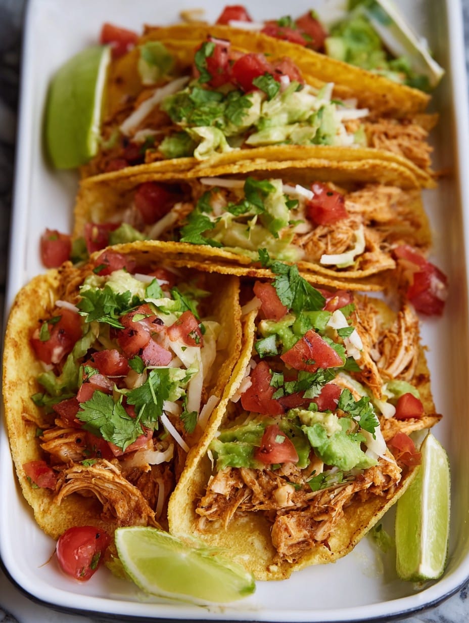 Instant Pot Chicken Tacos