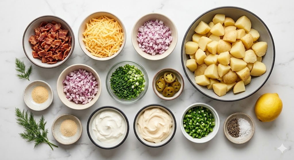 Jalapeño Popper Potato Salad