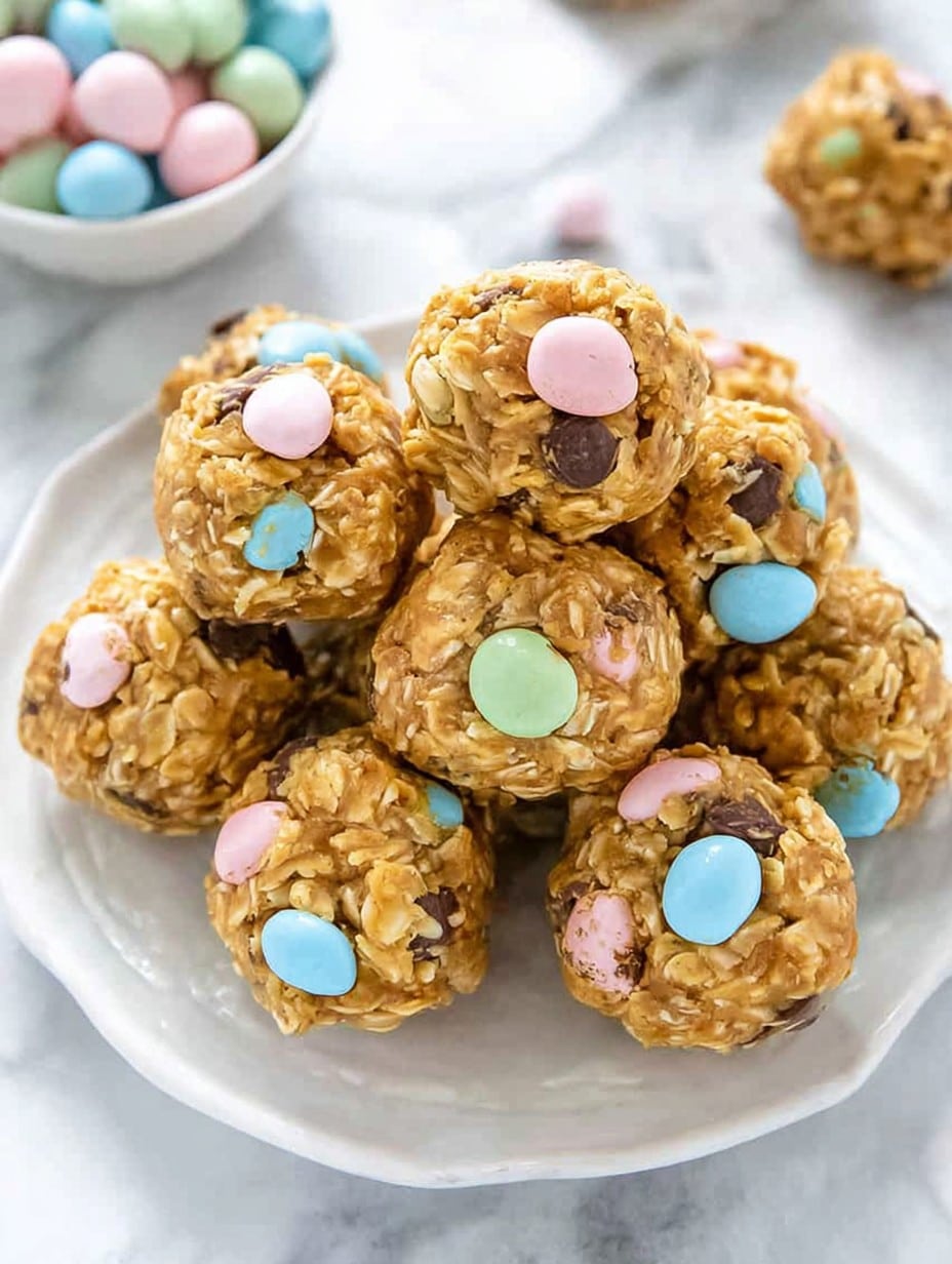 Mini Cadbury Egg Protein Balls