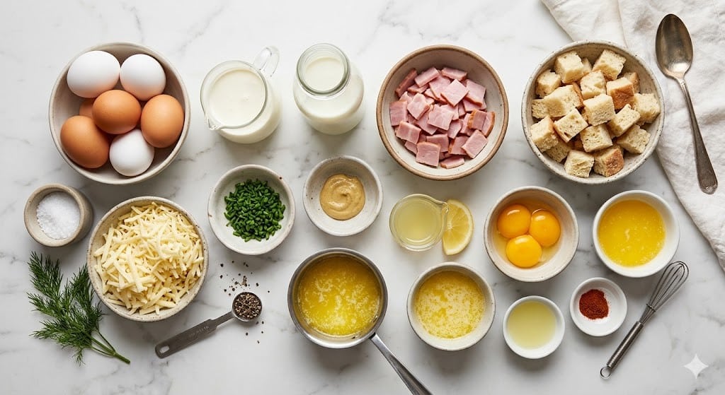 Overnight Eggs Benedict Casserole