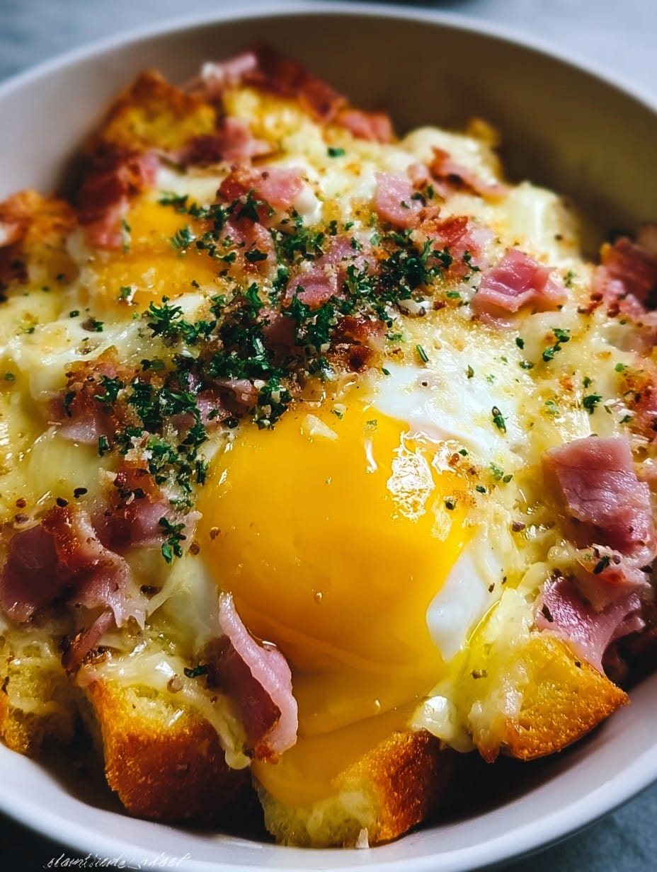 Overnight Eggs Benedict Casserole