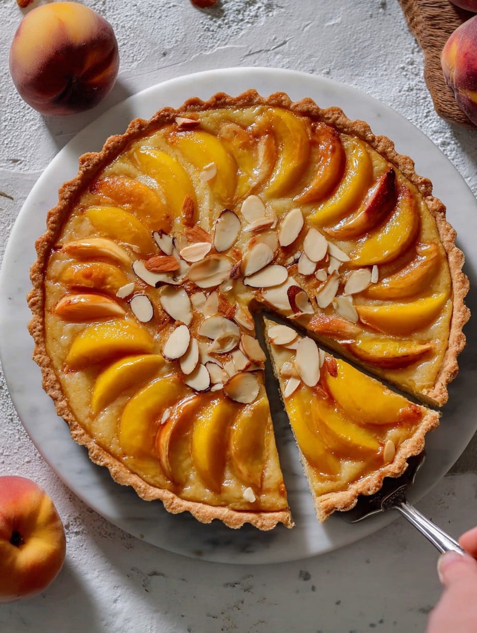 Peach and Almond Tart