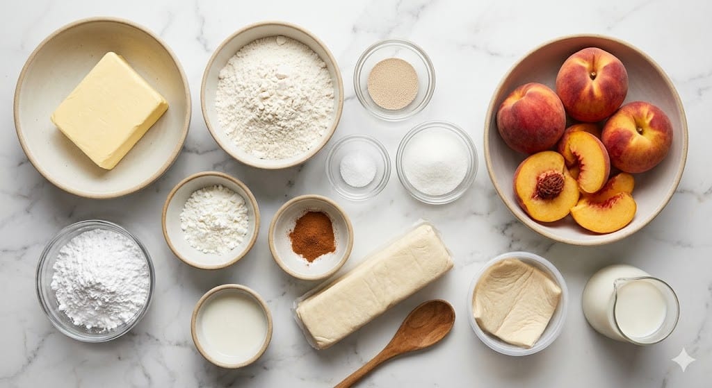 Peach Pie Cruffins Recipe