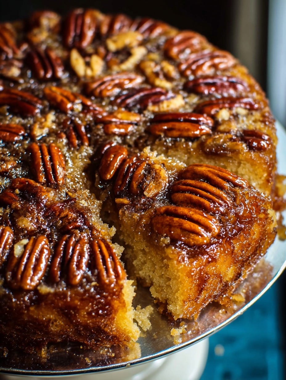 Pecan Upside Down Cake Recipe