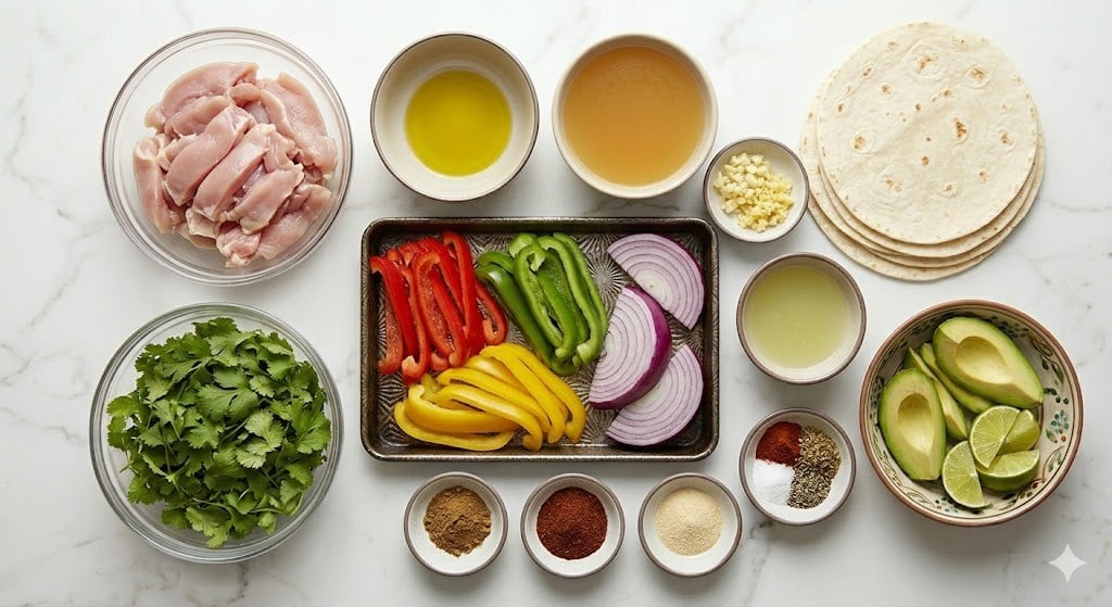 Sheet Pan Chicken Fajitas