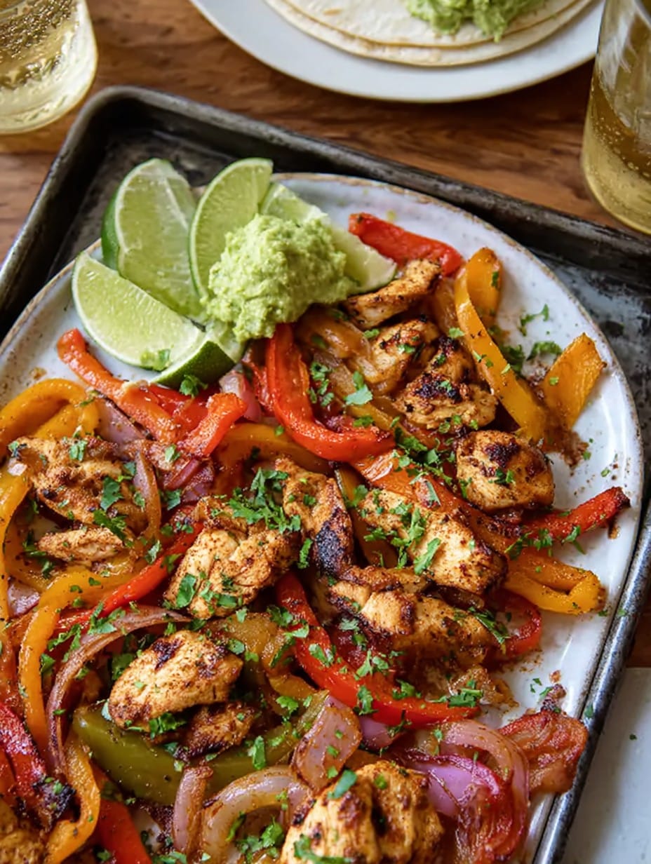 Sheet Pan Chicken Fajitas