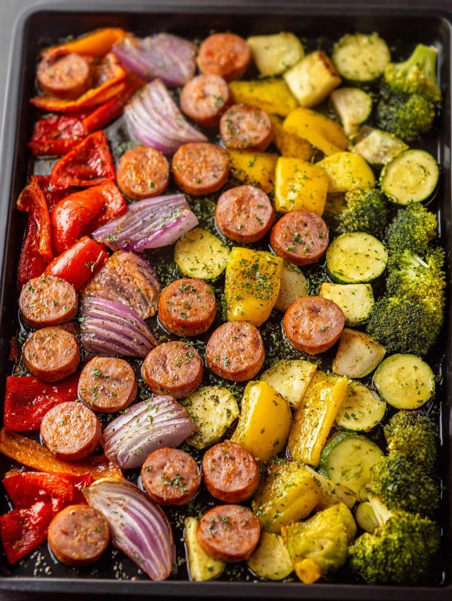 Sheet Pan Sausage & Veggies