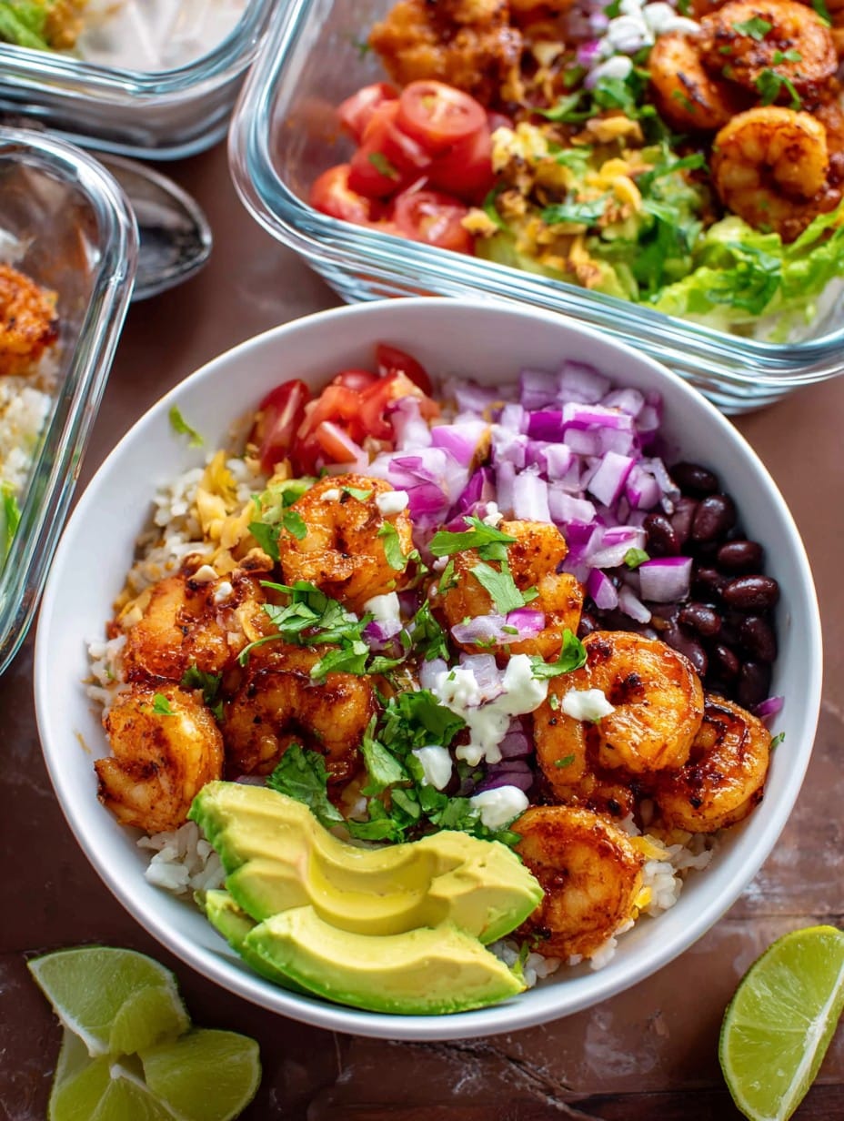 Shrimp Taco Rice Bowl
