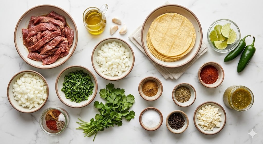Stovetop Carne Asada Street-Style Tacos
