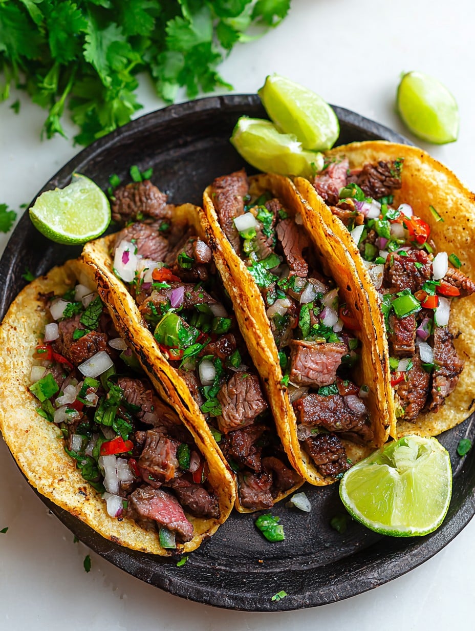 Stovetop Carne Asada Street-Style Tacos