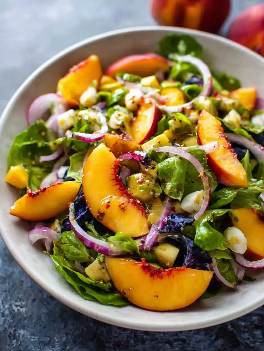 Summer Peach Salad
